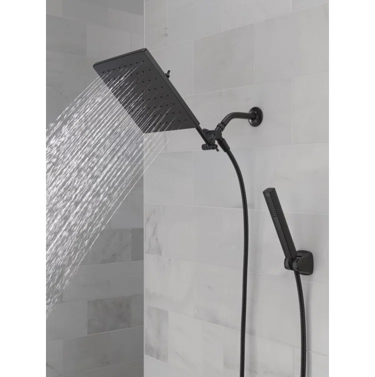 10-inch Raincan Shower Head and Hand Held Shower Combo, Rainfall Shower Head and Hand Shower