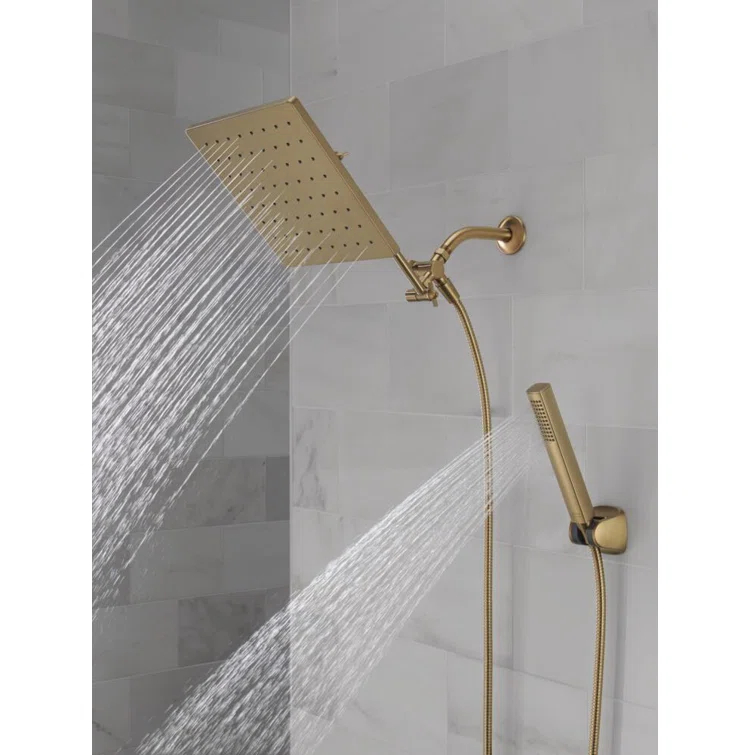 10-inch Raincan Shower Head and Hand Held Shower Combo, Rainfall Shower Head and Hand Shower