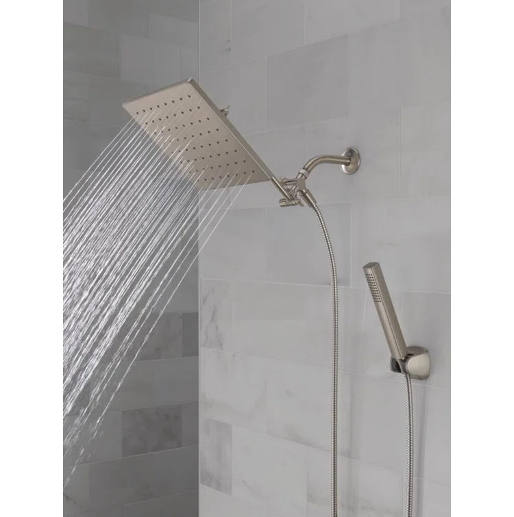 10-inch Raincan Shower Head and Hand Held Shower Combo, Rainfall Shower Head and Hand Shower