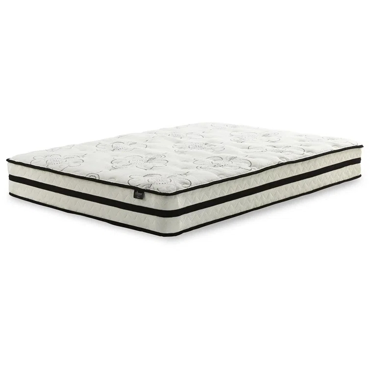 Signature Design By Ashley Chime 10 Inch Hybrid Twin Mattress In A Box White & Reviews | Wayfair