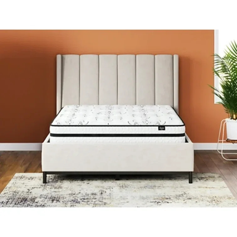 Signature Design By Ashley Chime 10 Inch Hybrid Twin Mattress In A Box White & Reviews | Wayfair