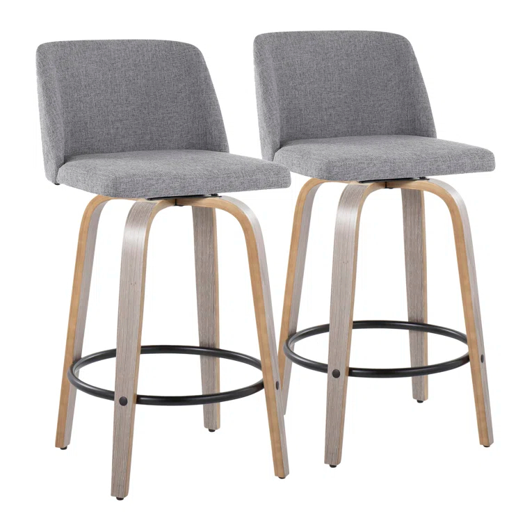 Toriano Swivel Upholstered Counter Stool