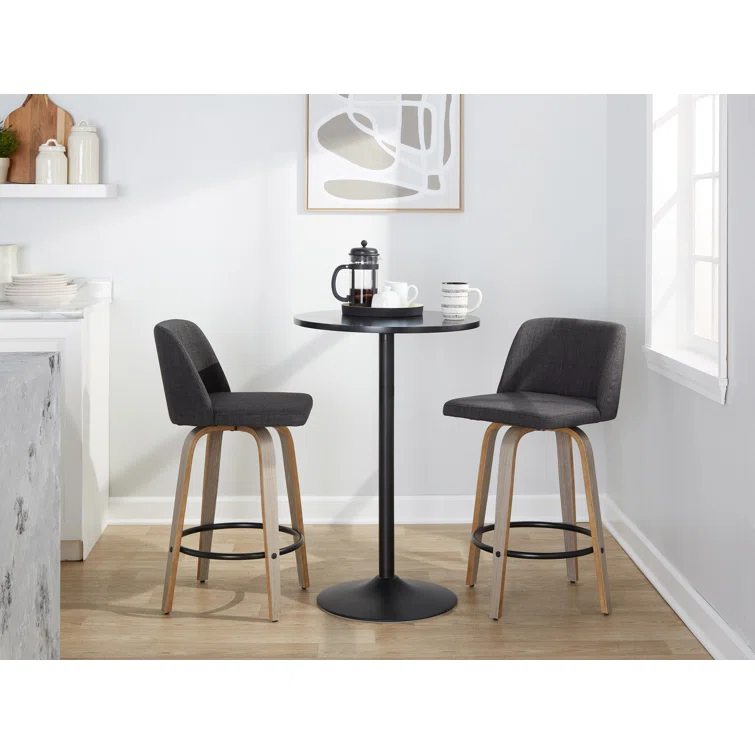Toriano Swivel Upholstered Counter Stool