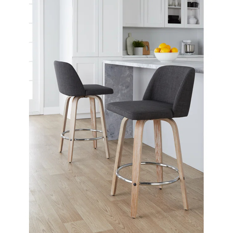 Toriano Swivel Upholstered Counter Stool