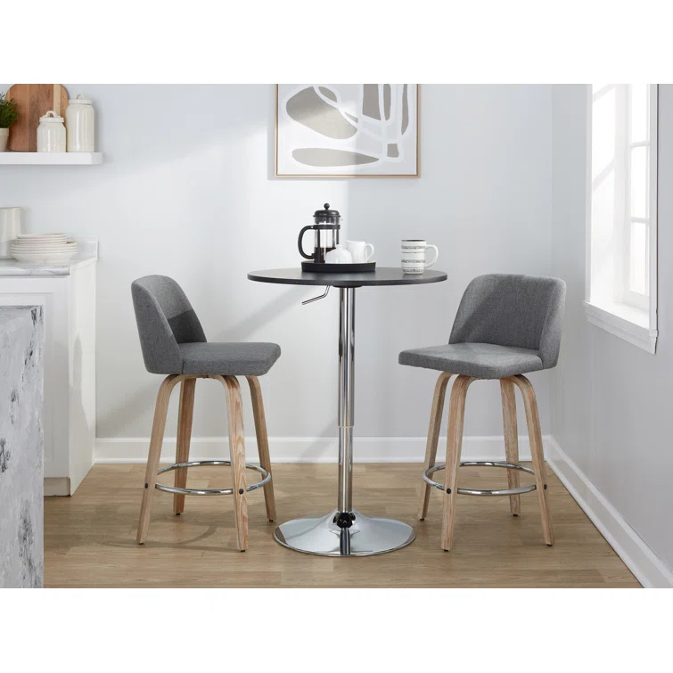 Toriano Swivel Upholstered Counter Stool