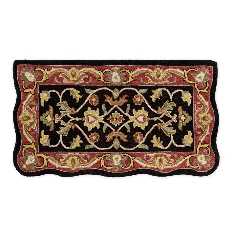 McLean Hand-Tufted Wool Black Area Rug