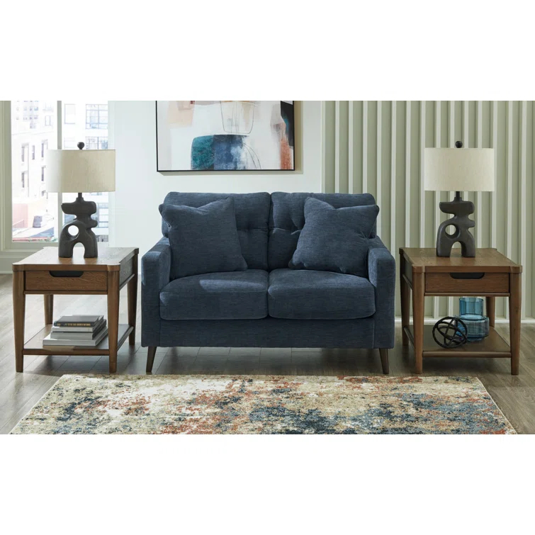 Javarious 57'' Upholstered Loveseat