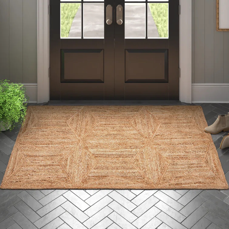 Knox Handwoven Jute/Sisal Area Rug in Beige