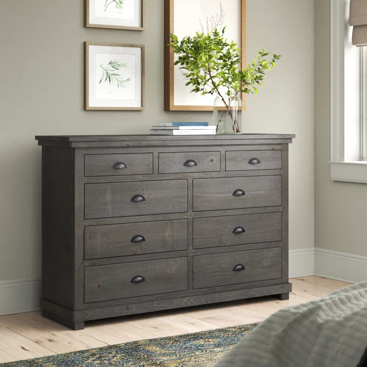 Wolferstorn 9 Drawer 64" W Dresser