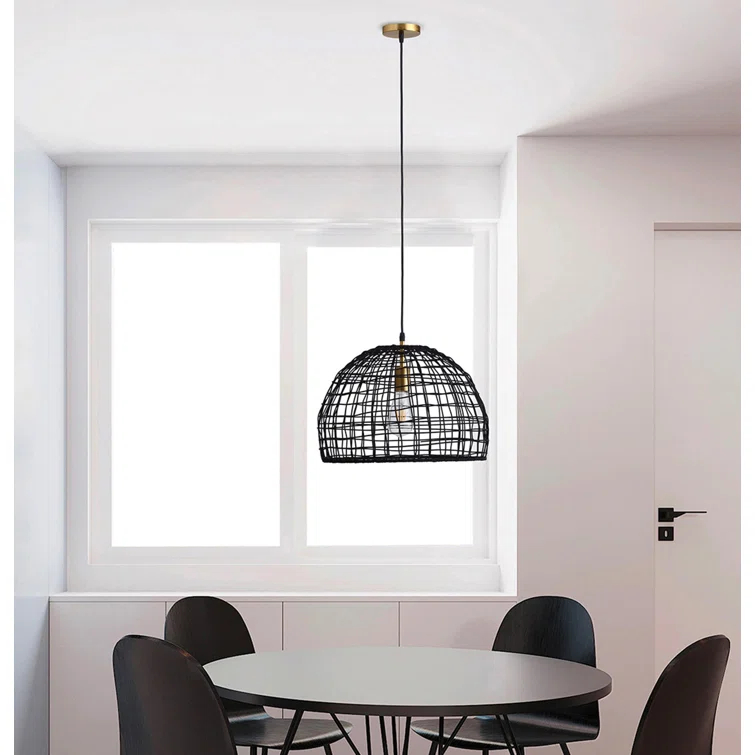 Wexler 1 - Light Pewter Single Pendant