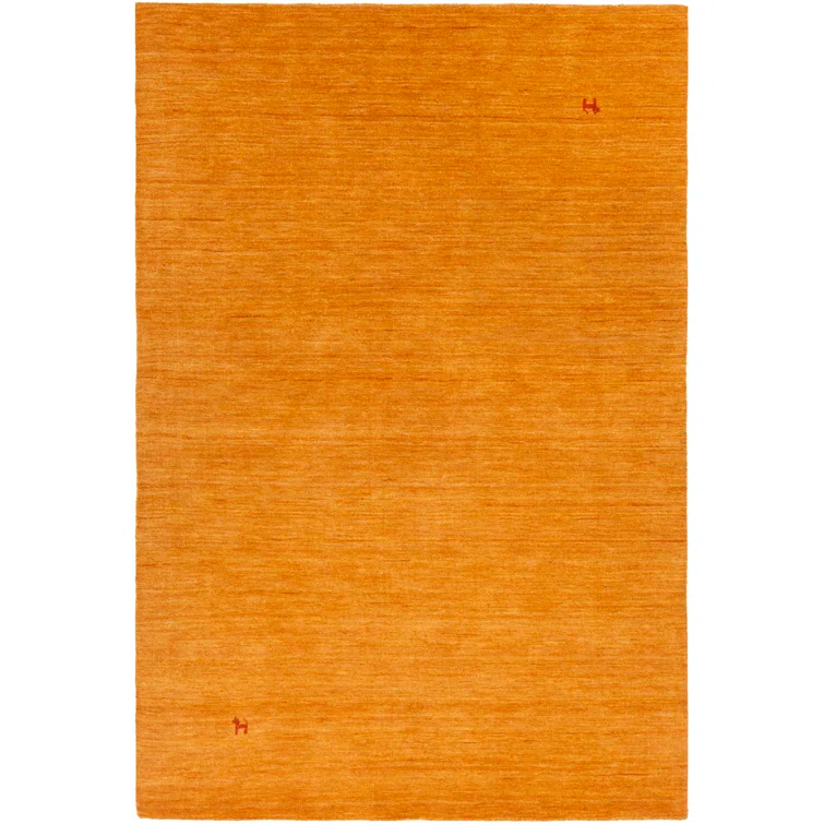 Gabi Wool Area Rug in Gold