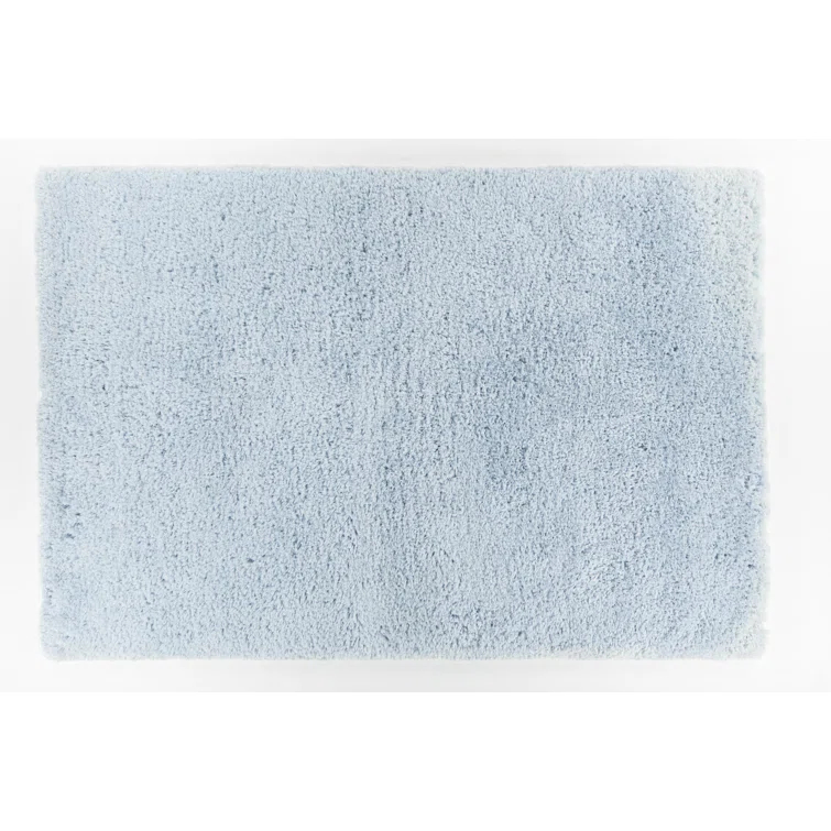 Luxurious Sky Blue Tufted Shag Area Rug 5' x 7'