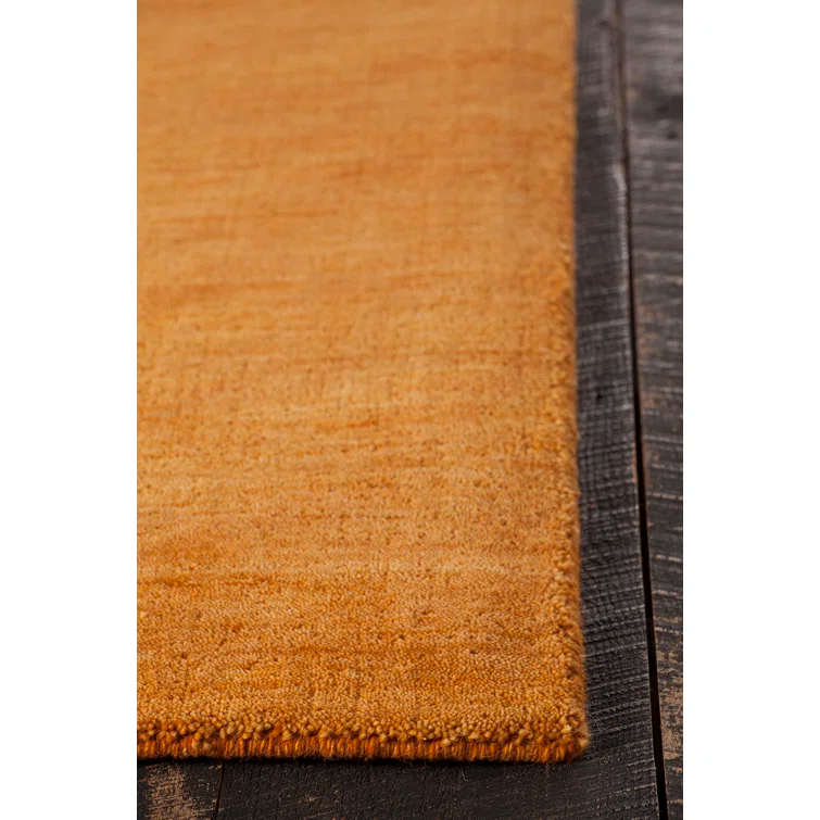 Gabi Wool Area Rug in Gold