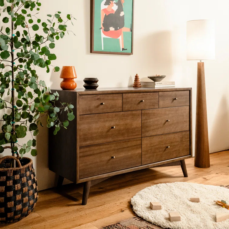 Palma 7 Drawer 53" W Double Dresser