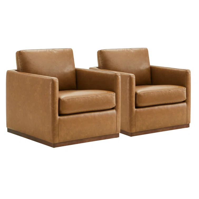 Benten Upholstered Swivel Armchair