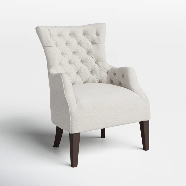 Tufted Wingback Accent Chair