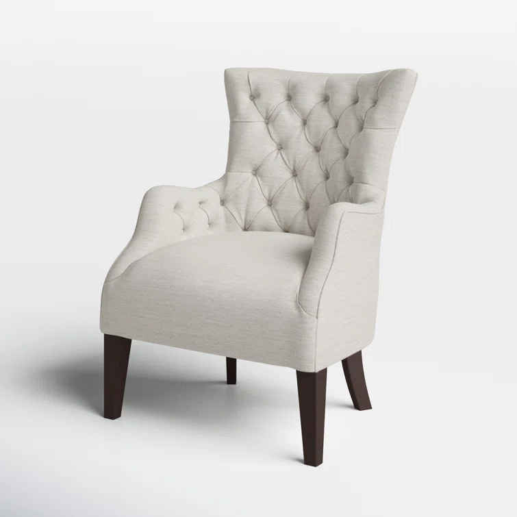 Tufted Wingback Accent Chair