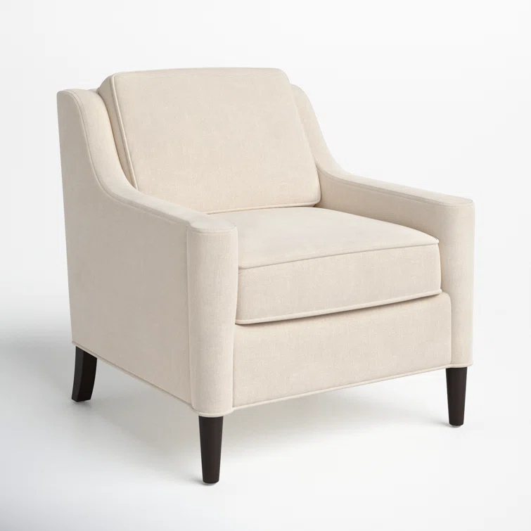 Crispin Wide Arm Velvet Lounge Chair