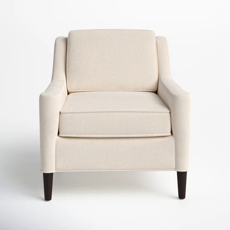 Crispin Wide Arm Velvet Lounge Chair