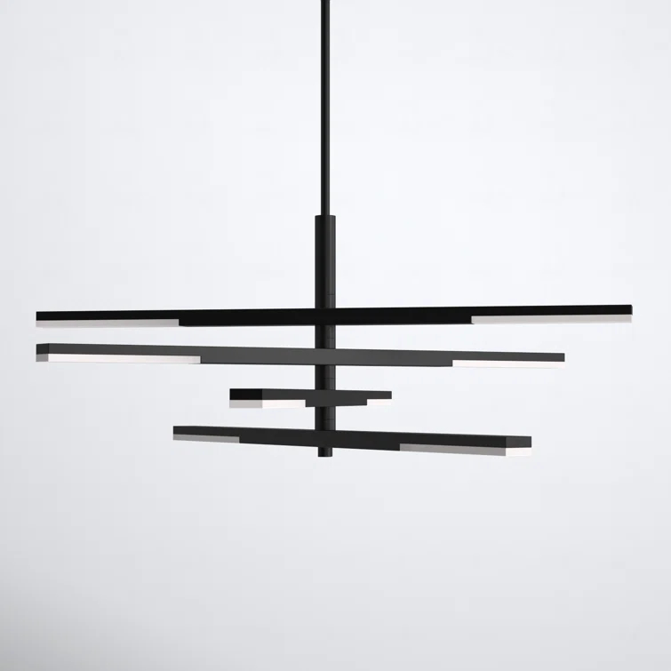 Erik 8 Light Metal Dimmable LED Sputnik Chandelier