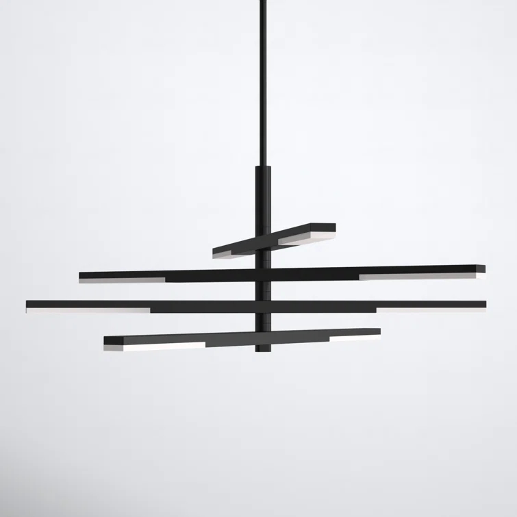 Erik 8 Light Metal Dimmable LED Sputnik Chandelier