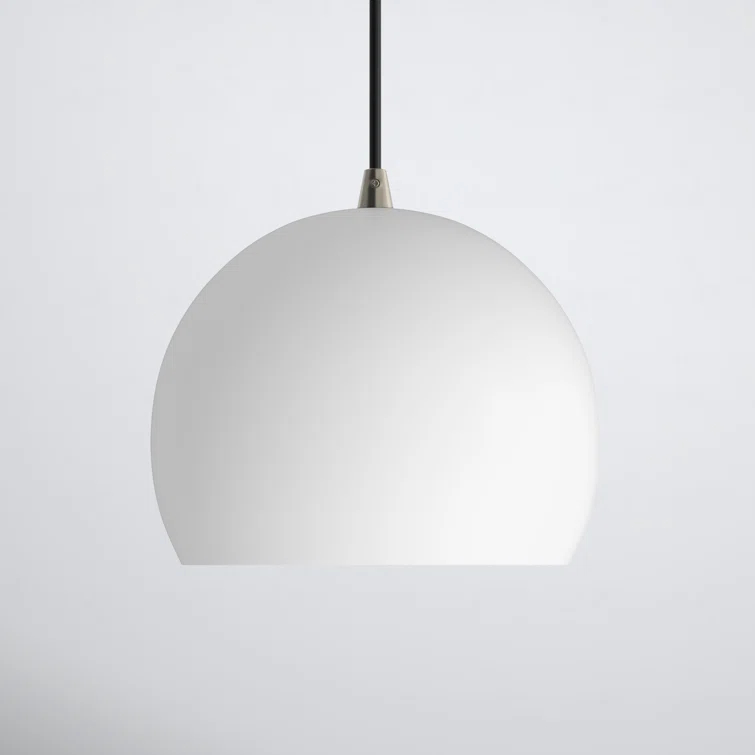 Schultz Single Light Metal Dimmable Pendant