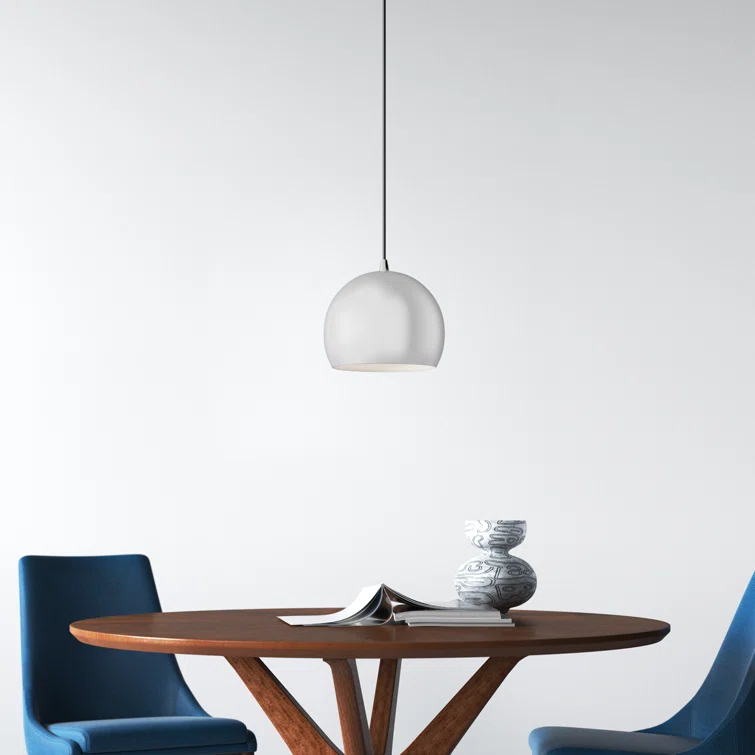 Schultz Single Light Metal Dimmable Pendant