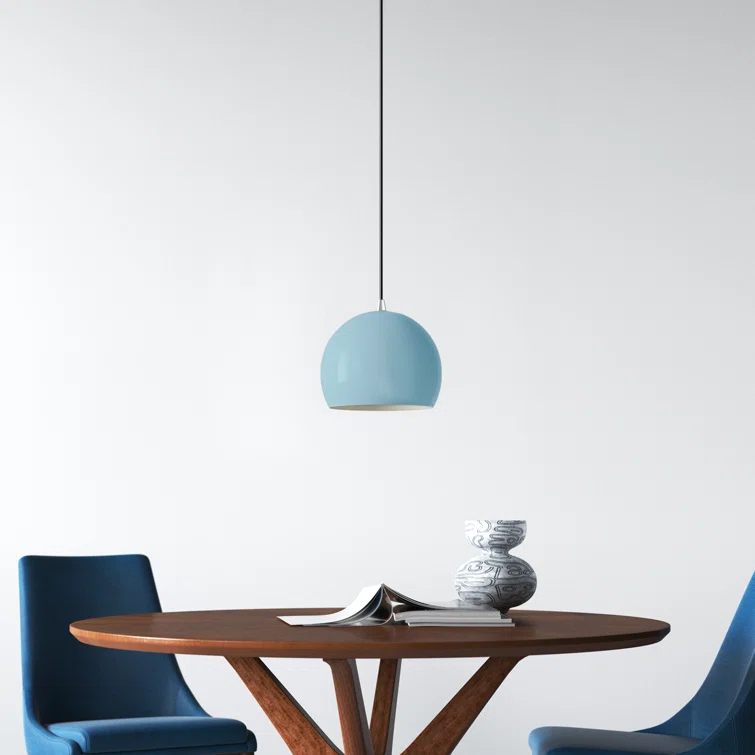 Schultz Single Light Metal Dimmable Pendant