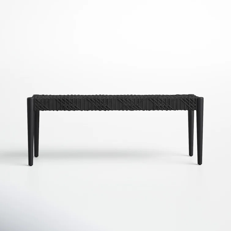 Kazbah 47" Genuine Leather Bench