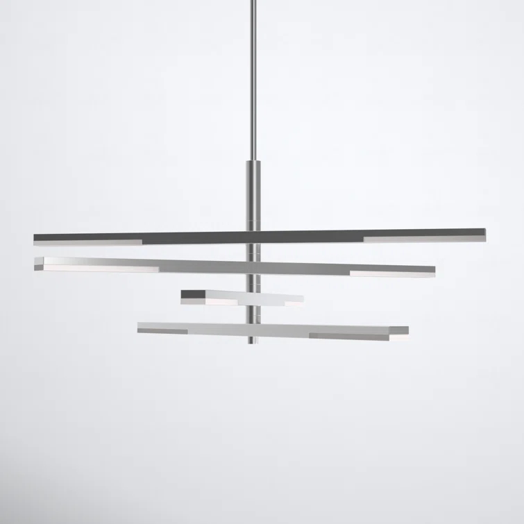 Erik 8 Light Metal Dimmable LED Sputnik Chandelier