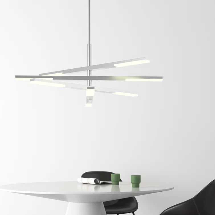 Erik 8 Light Metal Dimmable LED Sputnik Chandelier