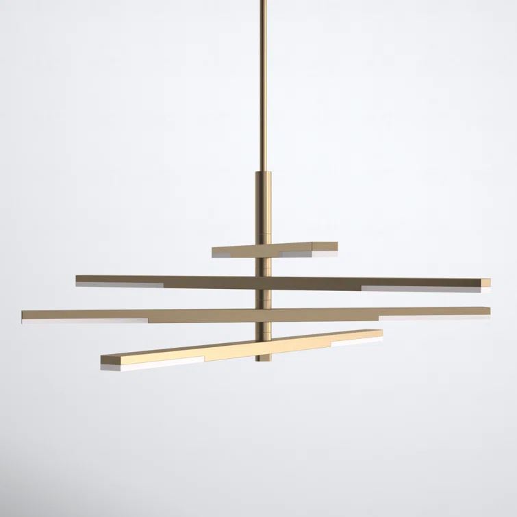 Erik 8 Light Metal Dimmable LED Sputnik Chandelier