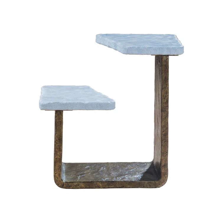 Artistica Home Signature Designs Floor Shelf End Table