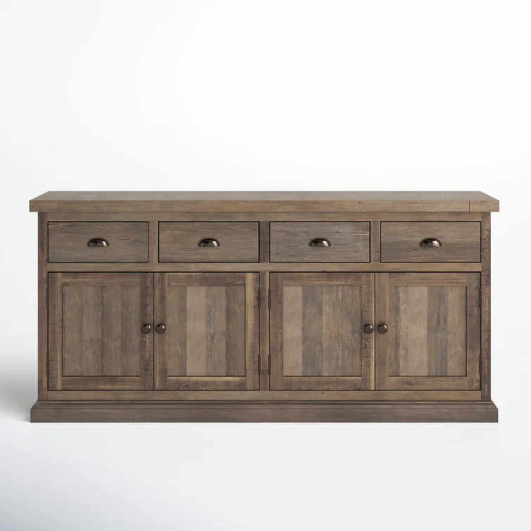 Kinston 74" Wide Solid Wood Sideboard