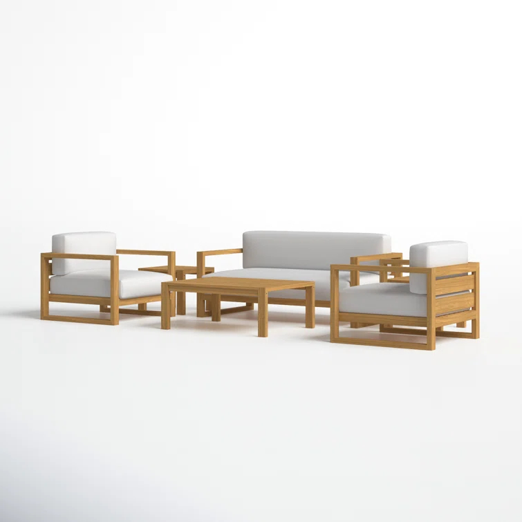 Cambridge 6 Piece Outdoor Patio Teak Set