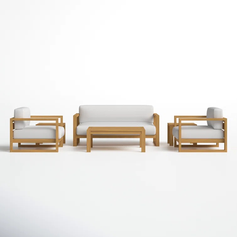 Cambridge 6 Piece Outdoor Patio Teak Set