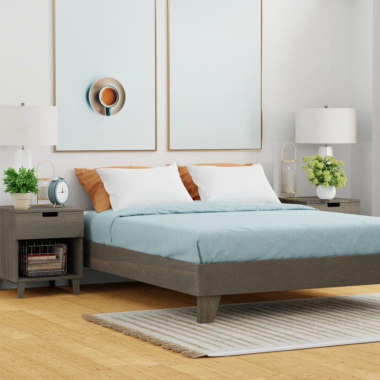 Dedrie Solid Wood Bed