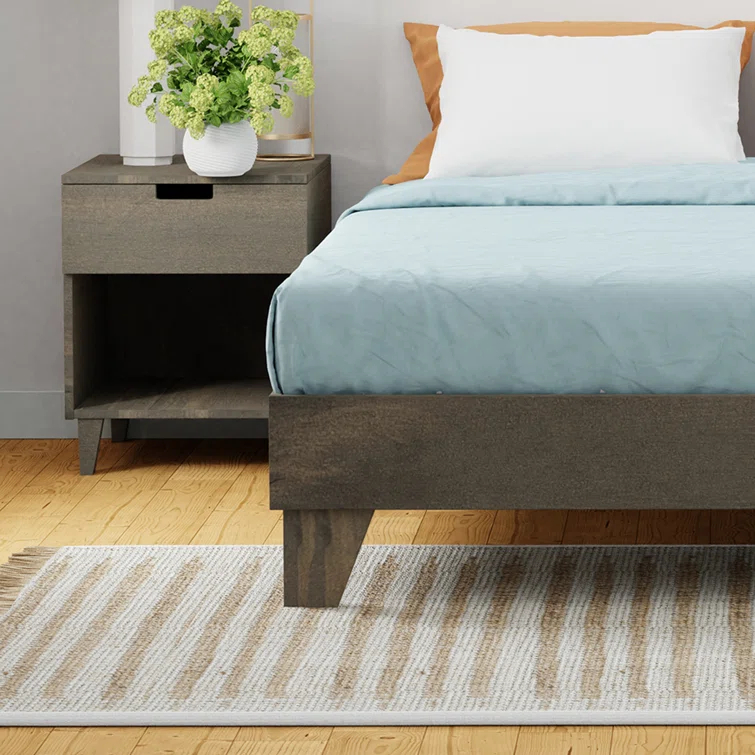 Dedrie Solid Wood Bed