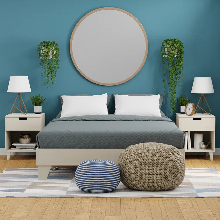 Dedrie Solid Wood Bed