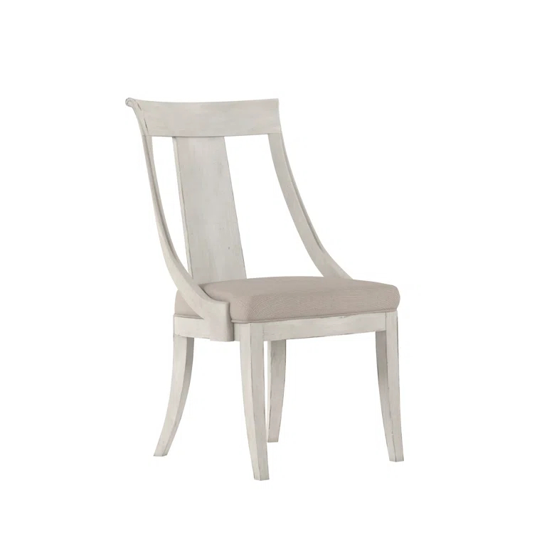 Alcove Slat Back Side Chair in Beige (Set of 2)