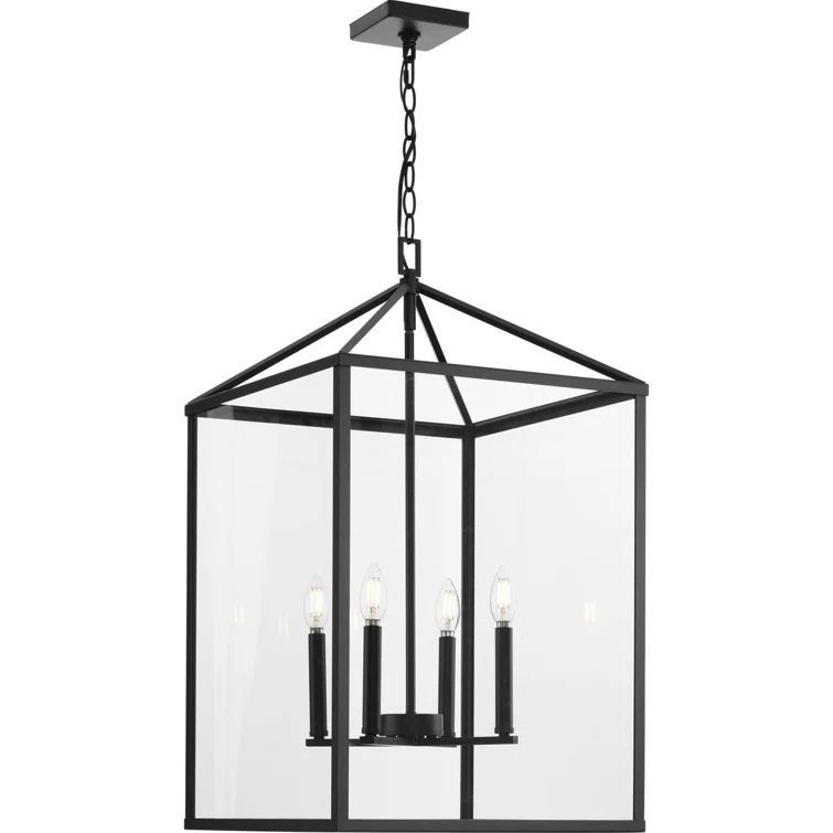 Hillcrest 4 - Light Dimmable Square / Rectangle Chandelier