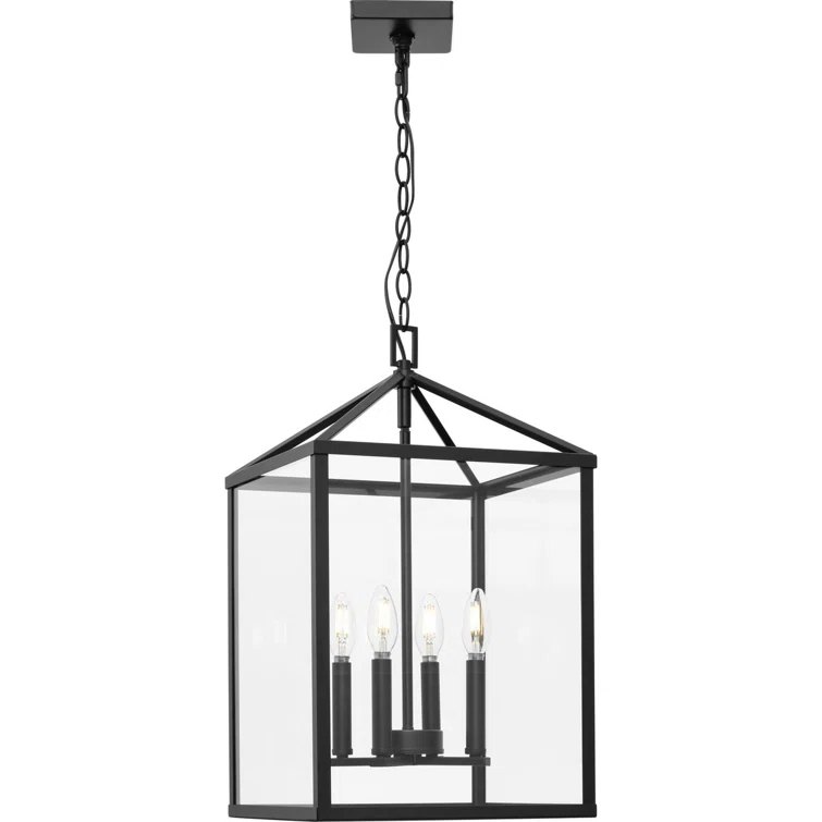 Hillcrest 4 - Light Dimmable Square / Rectangle Chandelier