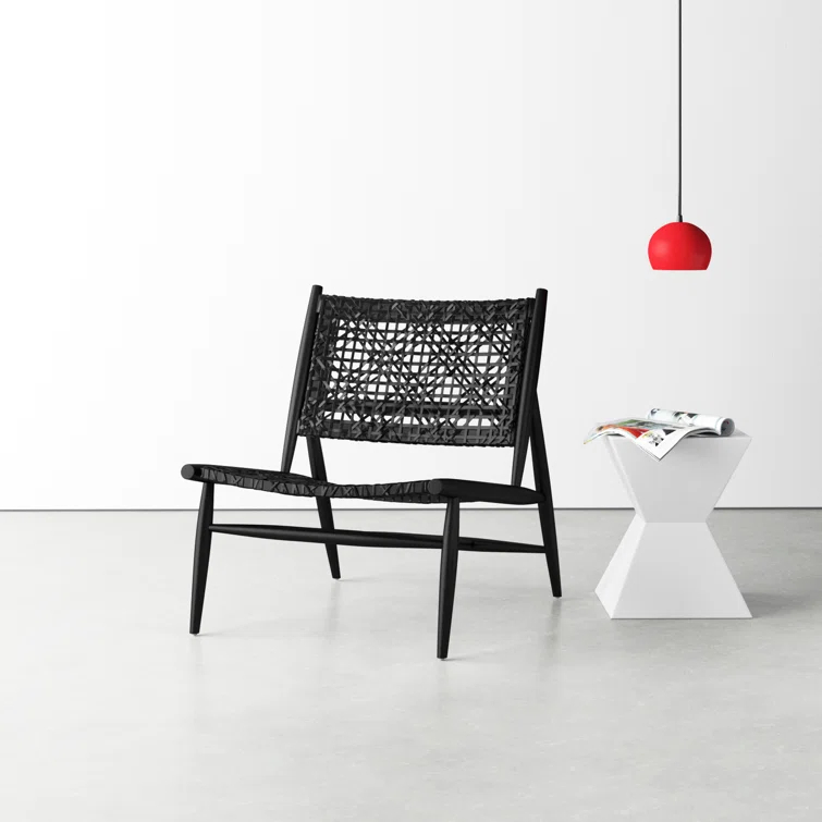 Kazbah Genuine Leather Side Chair