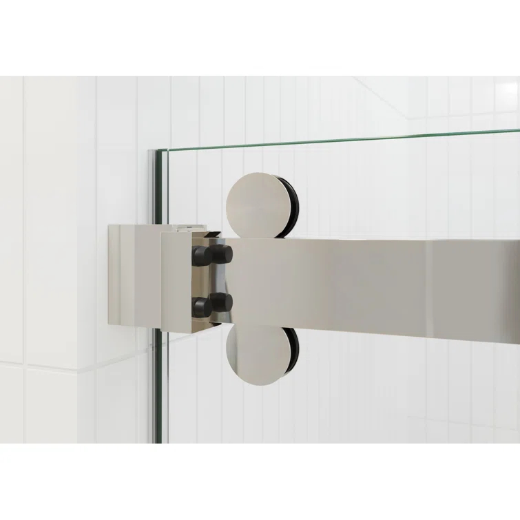 Polaris 60 in. x 78 in. Fully Frameless Sliding Bypass Shower Door