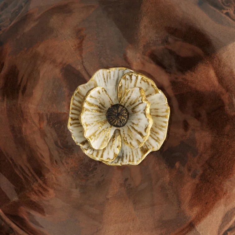 Handcrafted Glass Dome Cake Stand with Brass Base