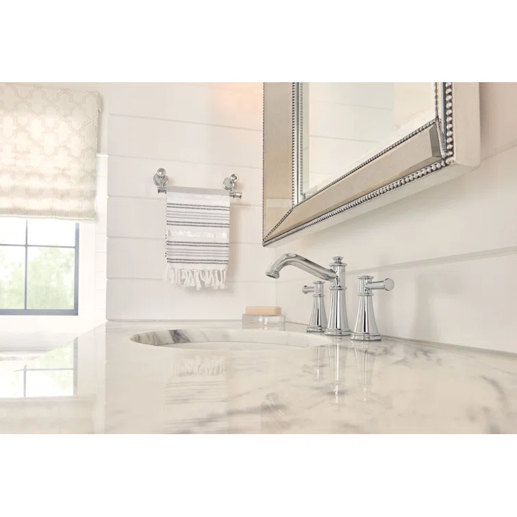 Moen Belfield Two Handle 8 in. Widespread Bathroom Faucet Trim Kit, Valve Required