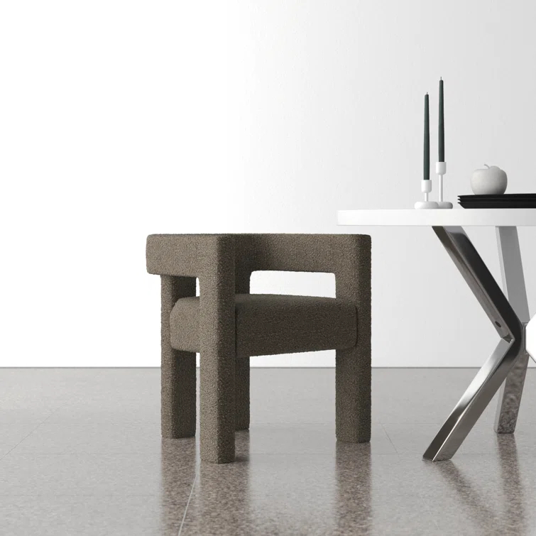 Marcella Boucle Dining Armchair