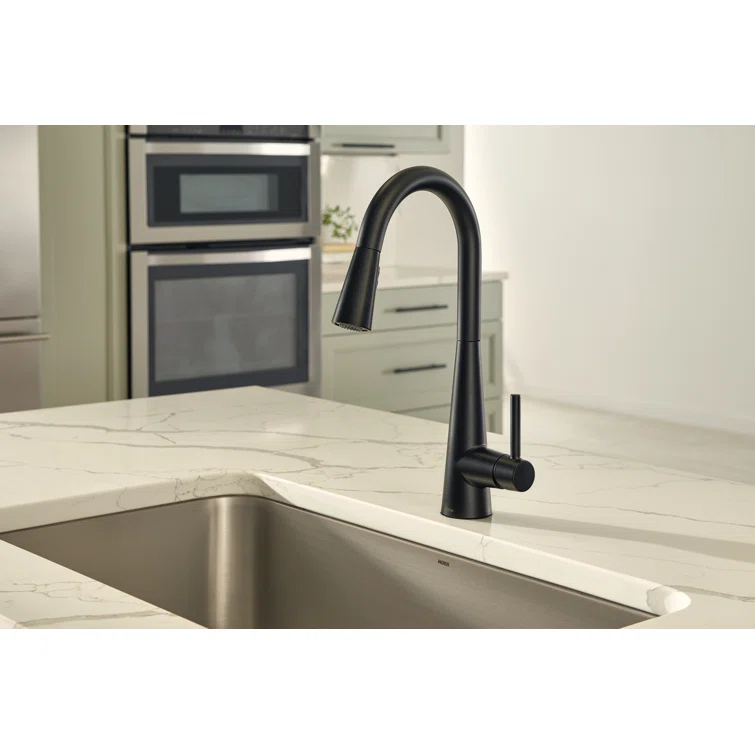 Moen Sleek MotionSense Wave Single Handle Pulldown Kitchen Faucet with Power Clean Technology