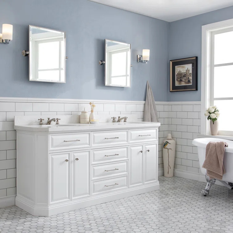 Carlson Widespread Bathroom Faucet with Drain Assembly