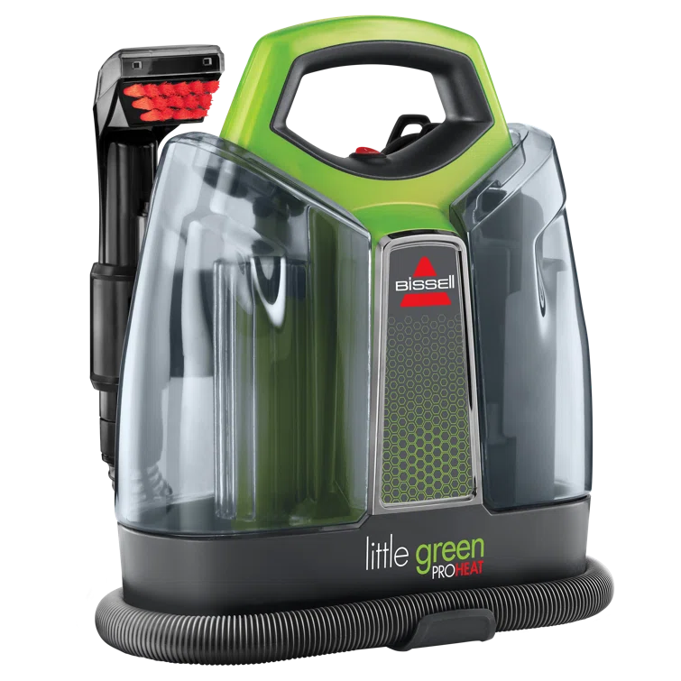 BISSELL Little Green Proheat Portable Deep Cleaner/Spot Cleaner and Car/Auto Detailer with self-Cleaning HydroRinse Tool, 2513g
